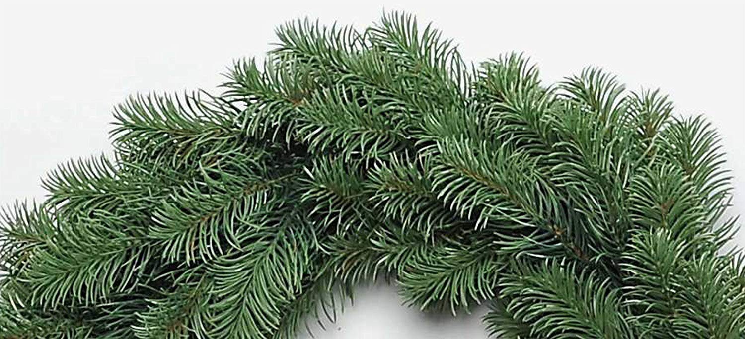 Kunstgirlande Xenotec Voll PE Weihnachtsgirlande künstlich Länge ca. 270cm naturgetreu im Spritzgussverfahren hergestellt künstliche Tannenzweige, Xenotec, Höhe 270 cm, Naturgetreu eingefärbt - B1 