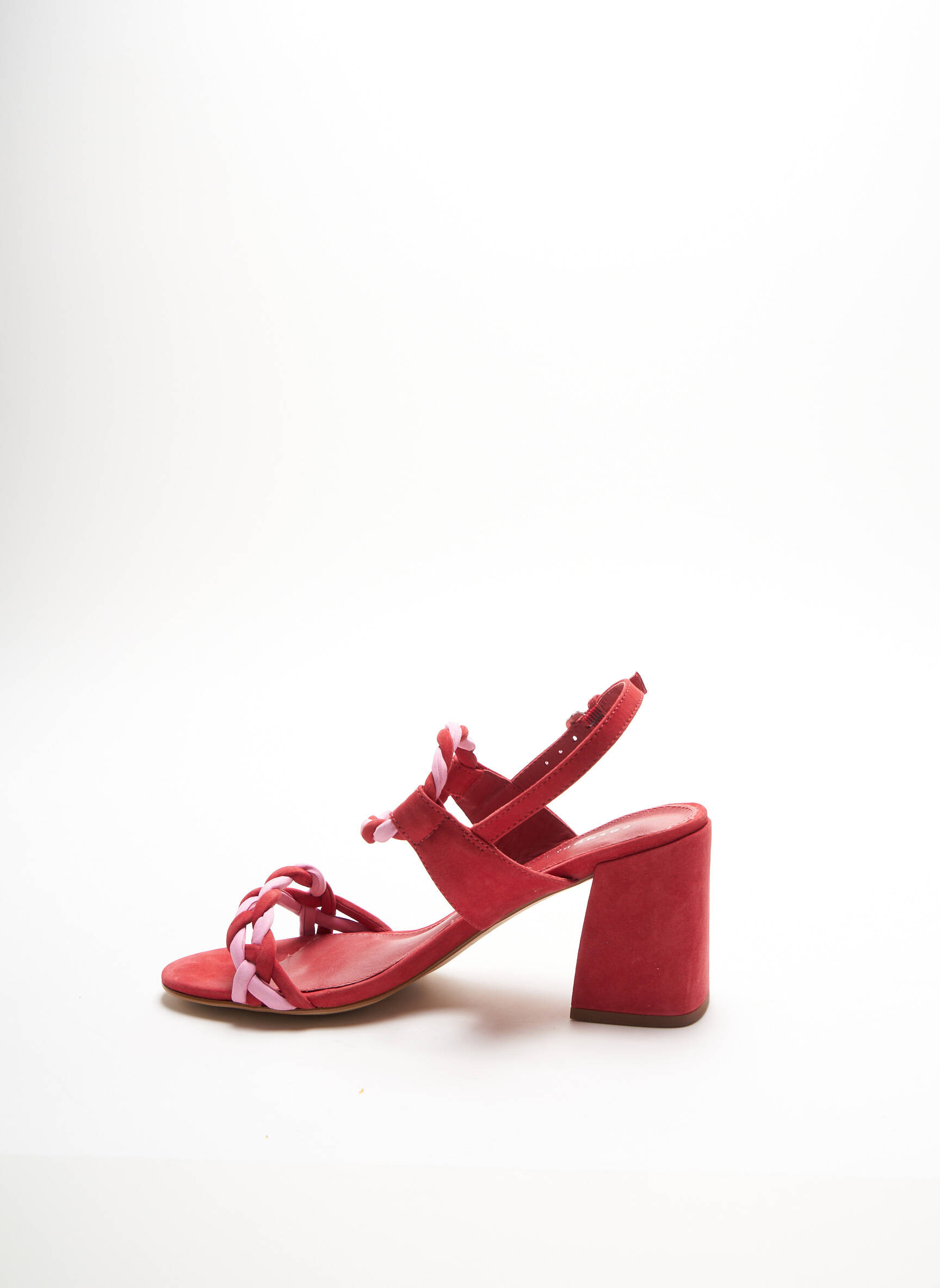Cosmoparis Sandales Nu Pieds Femme couleur rouge