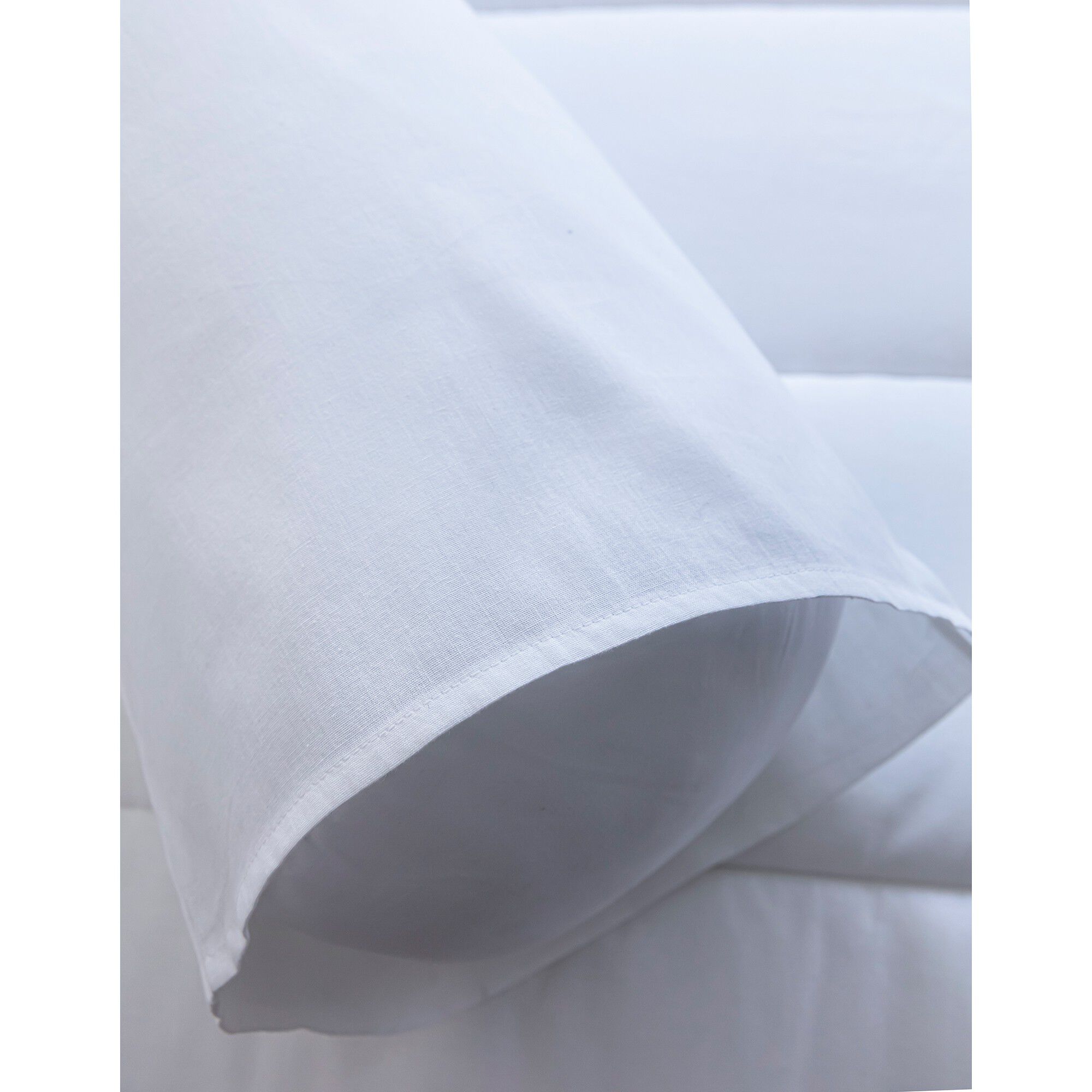 Sous-taie de traversin coton