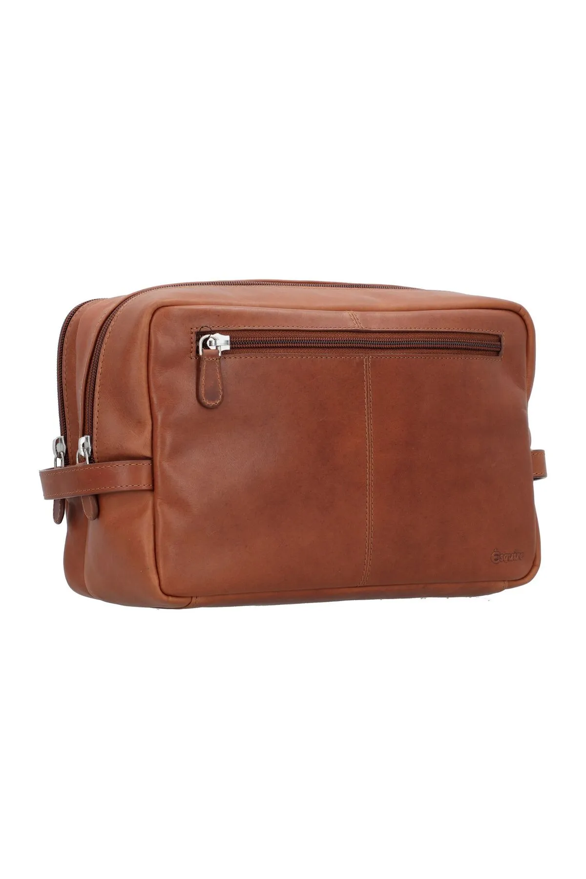 Esquire  Dallas Kulturbeutel Leder 27 cm