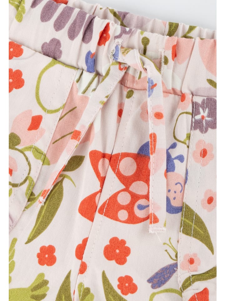Sigikid Shorts happy ladybug in Weiß/Rosa/Grün günstig kaufen