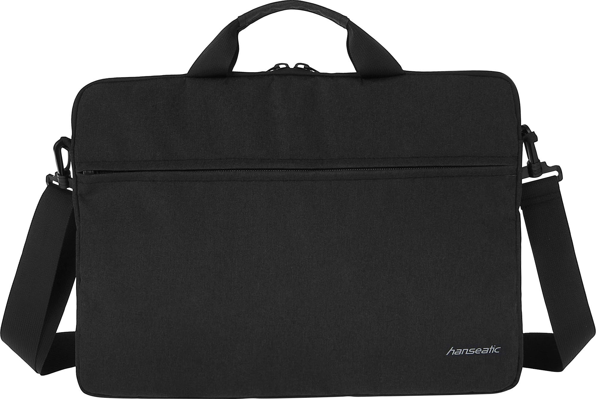Hanseatic Laptoptasche Laptop Tasche für Notebooks bis 14 Zoll, Business Computertasche, Umhängetasche, Schultertasche, Notebooktasche