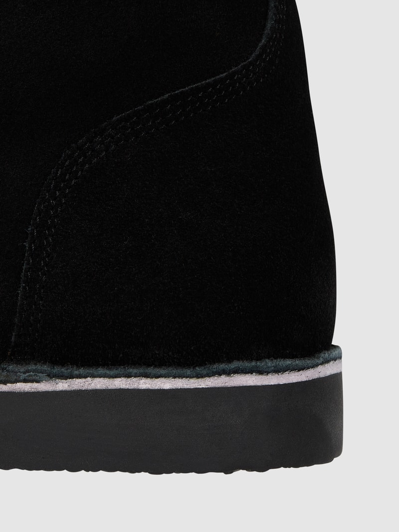 Boots aus Veloursleder Modell 'Bruce' in schwarz