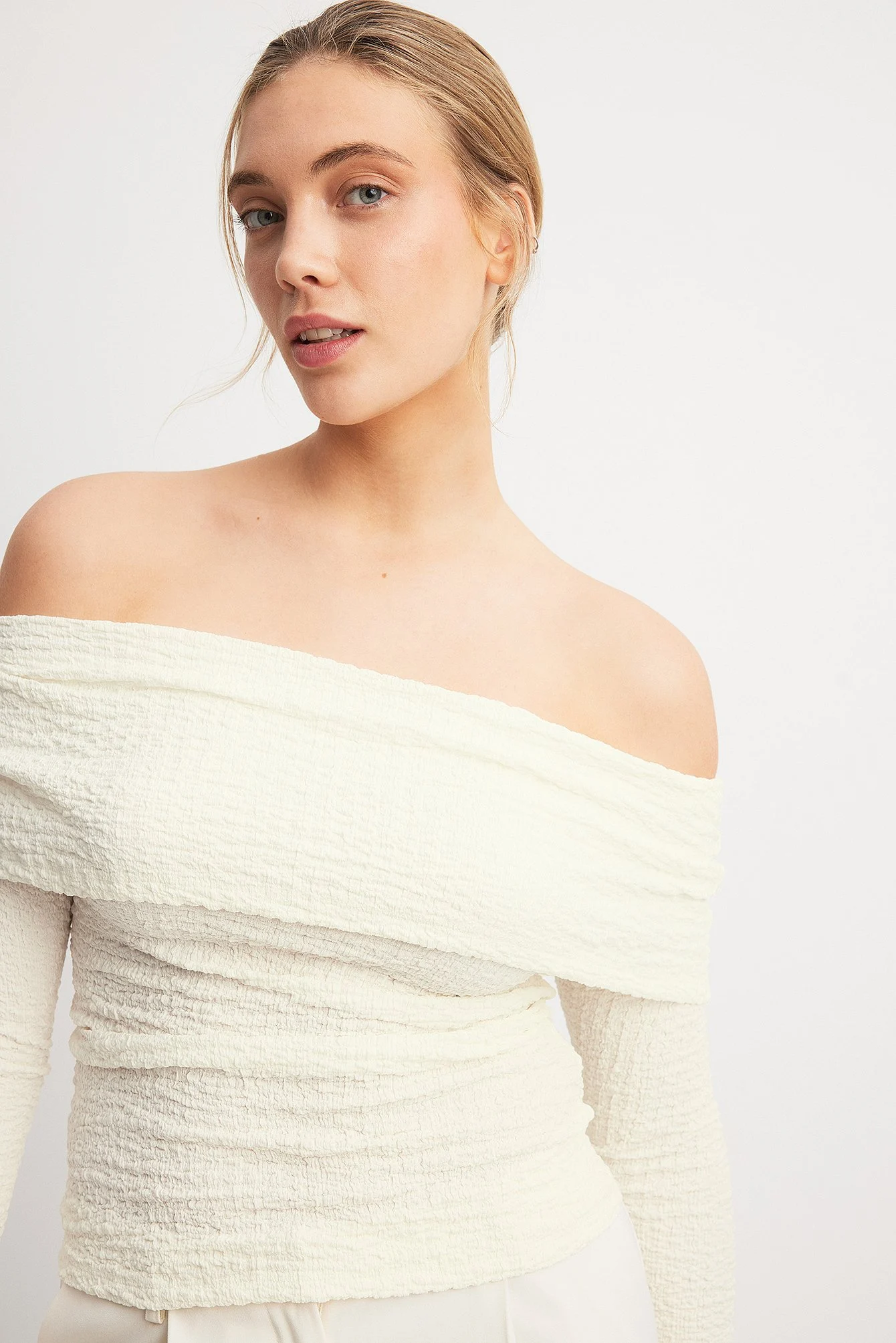 Off Shoulder Structured Top