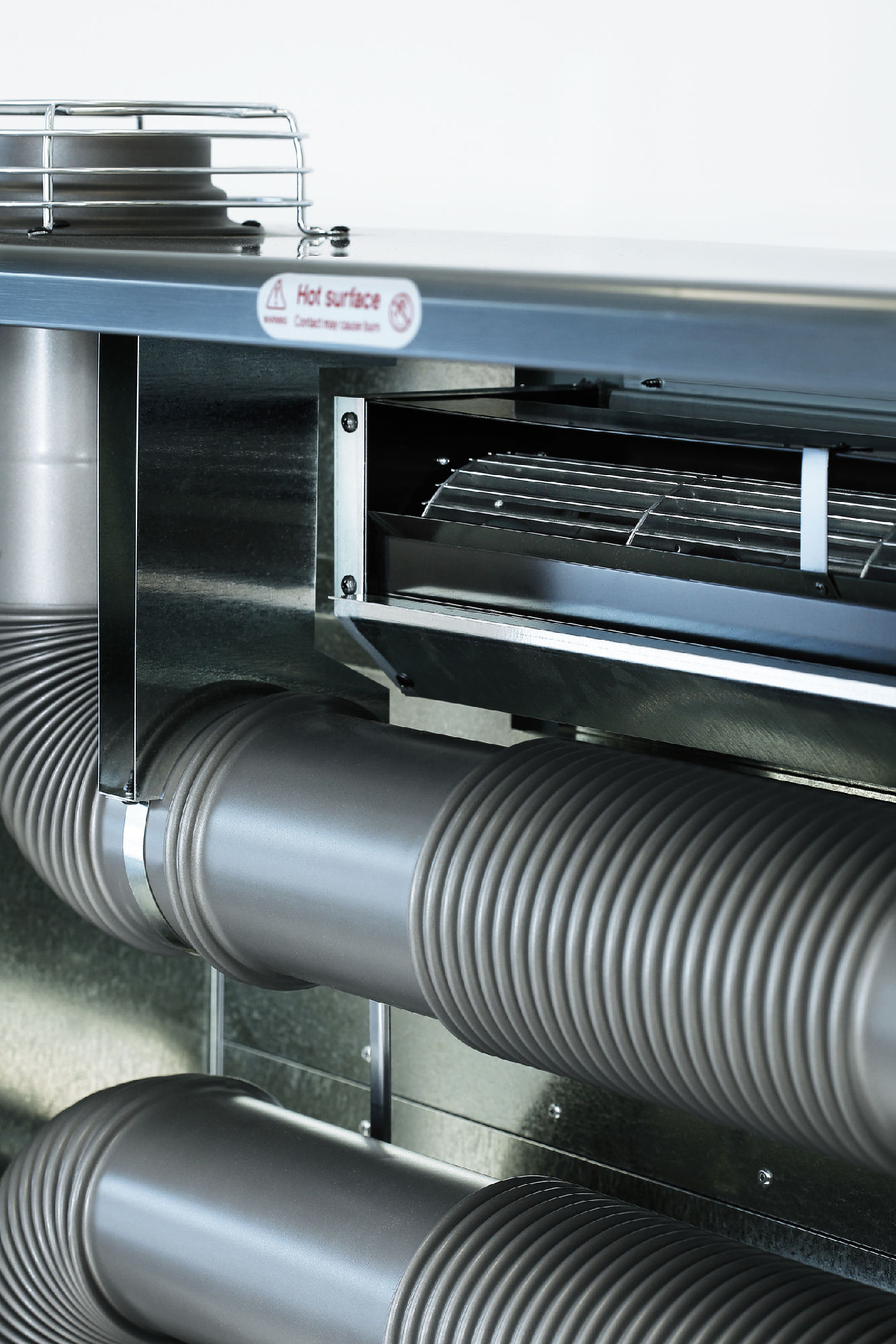 Chauffage infrarouge diesel Hipers 722316862 WDP140IS Pro 40,7 kW, motif inox, capacité 3500-6000 m³