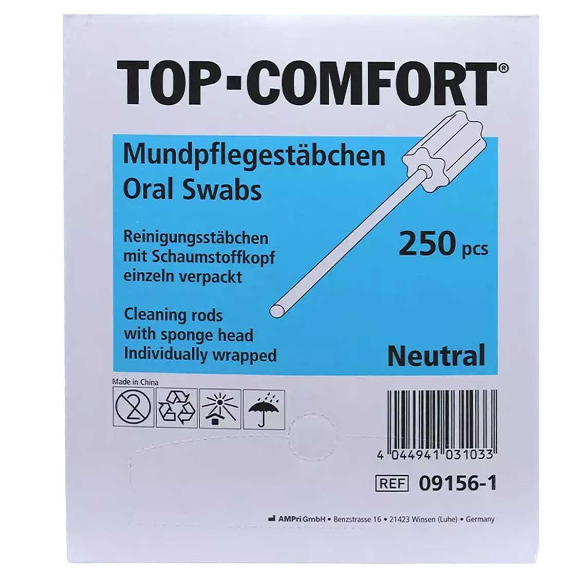 AMPri Zahnbürste Top-Comfort Mundpflegestäbchen, schonende Mundhygiene