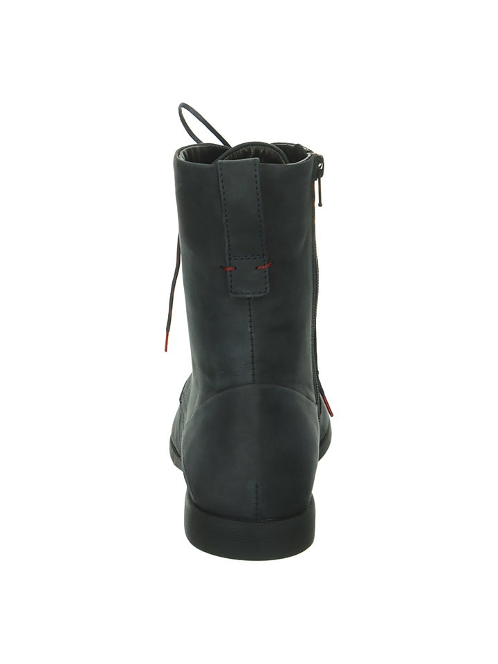 Think! Leder-Boots in Dunkelblau günstig kaufen