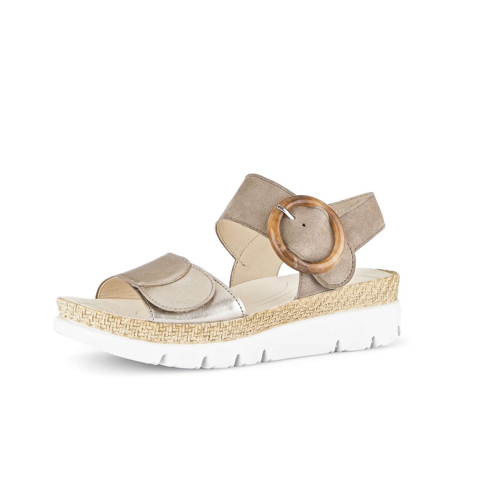 Gabor fashion Plateau Sandale beige