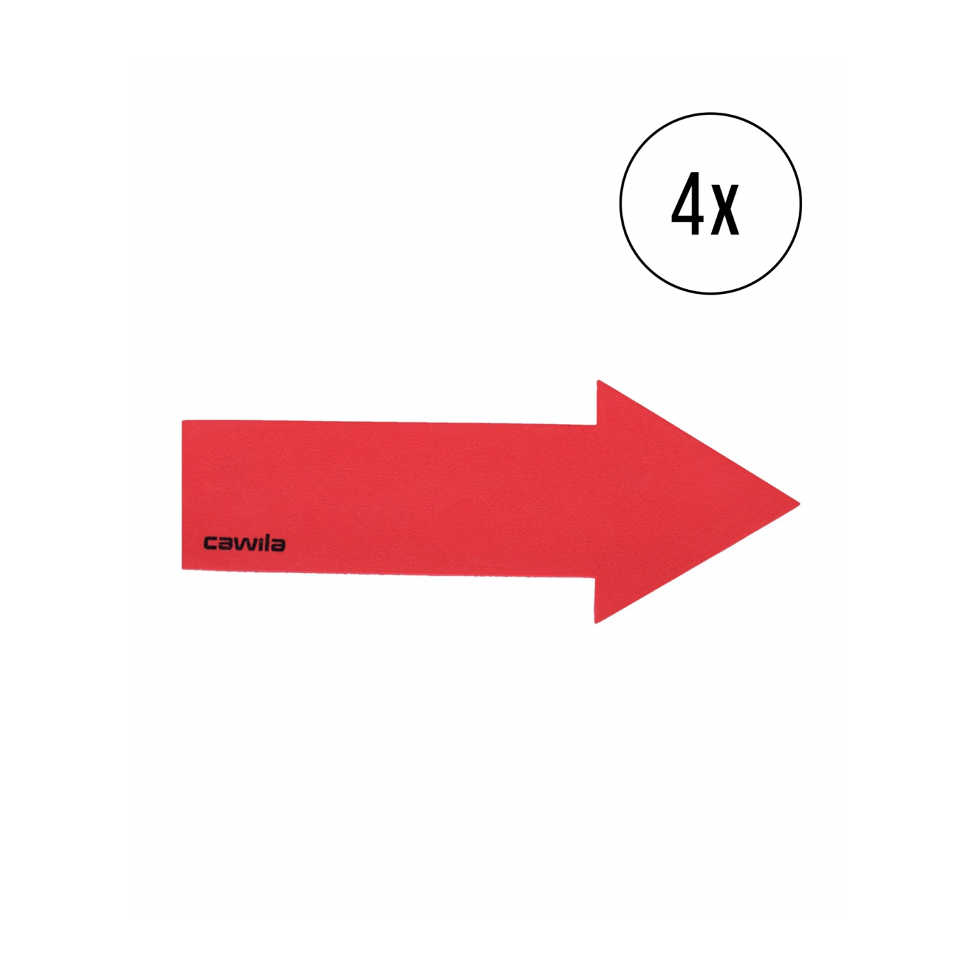Cawila Marker-System Pfeil 36 x 9cm 4er Set Rot