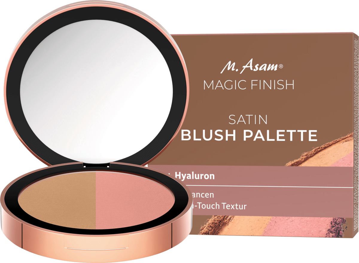 Blush Palette Satin Dark Honey & Nude Flush, 4 g