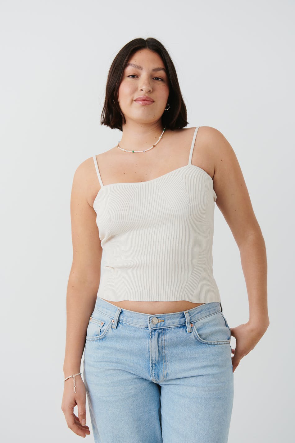 Knitted singlet