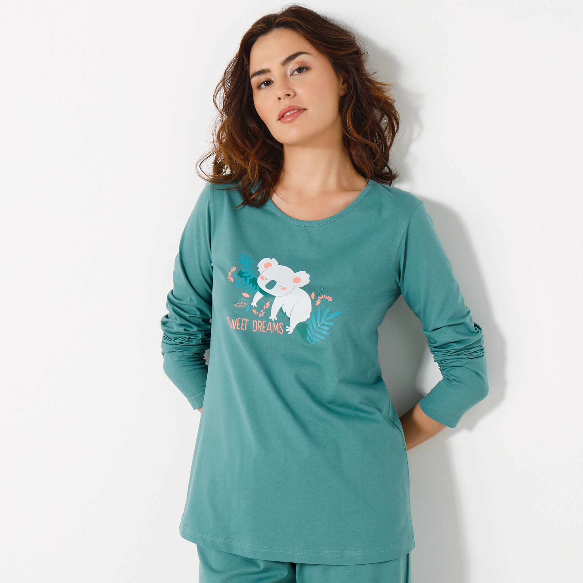 Pyjama manches longues motif 
