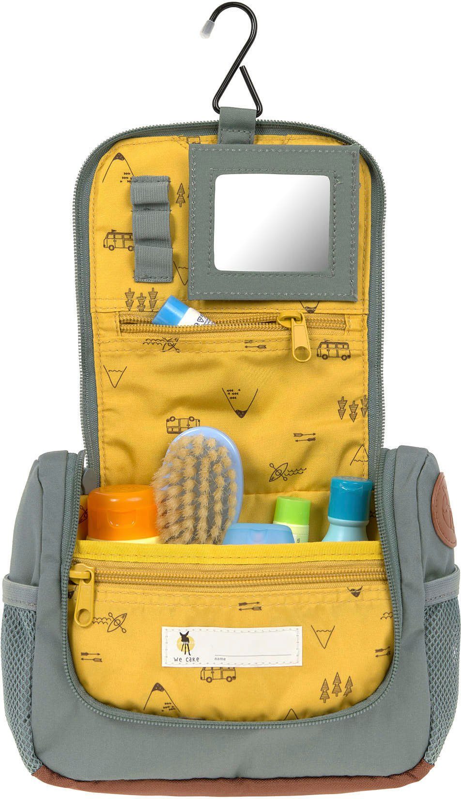 LÄSSIG Kulturbeutel Adventure, Bus, Mini Washbag, PETA-approved vegan