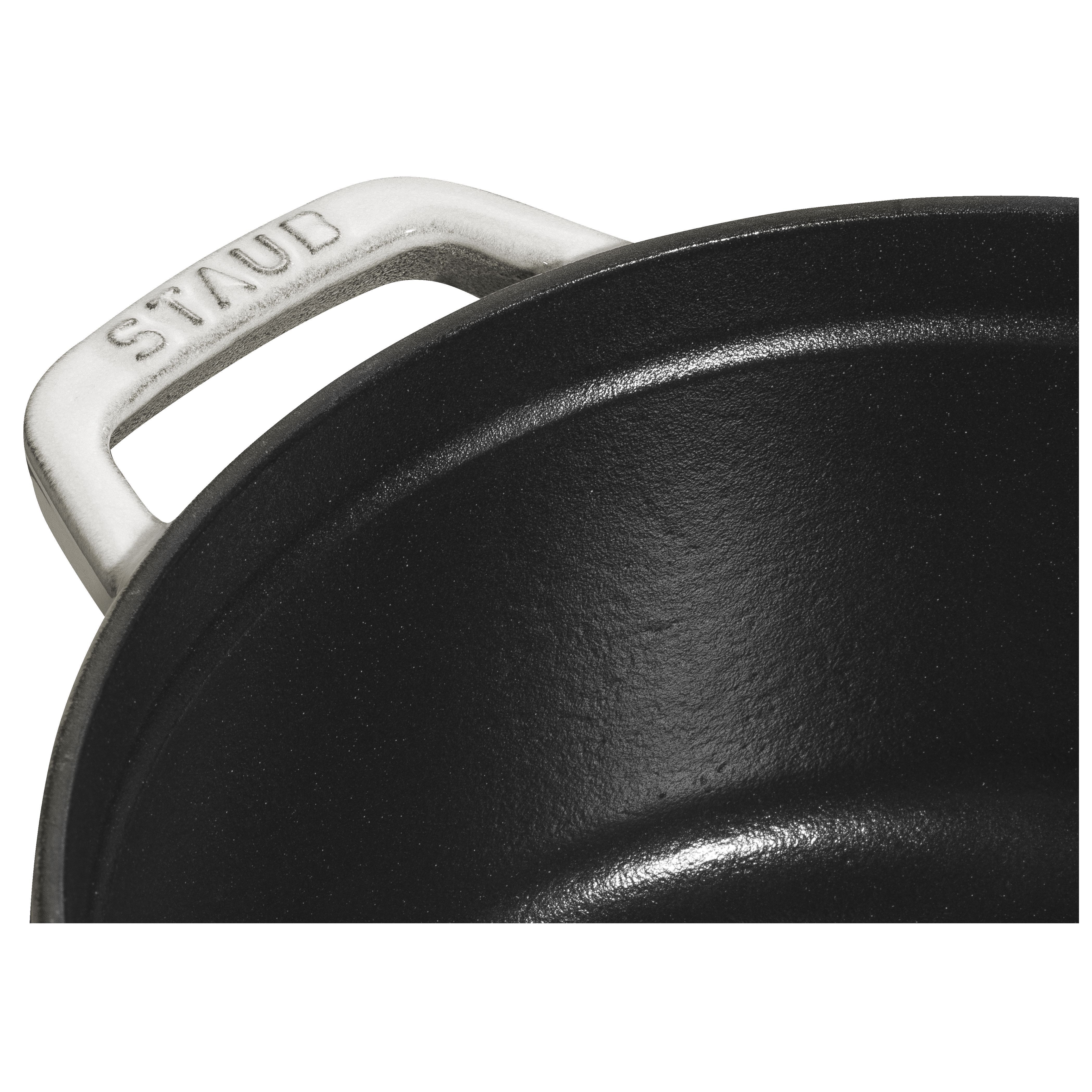 Cocotte 24 cm, rund, Weisser Trüffel, Gusseisen