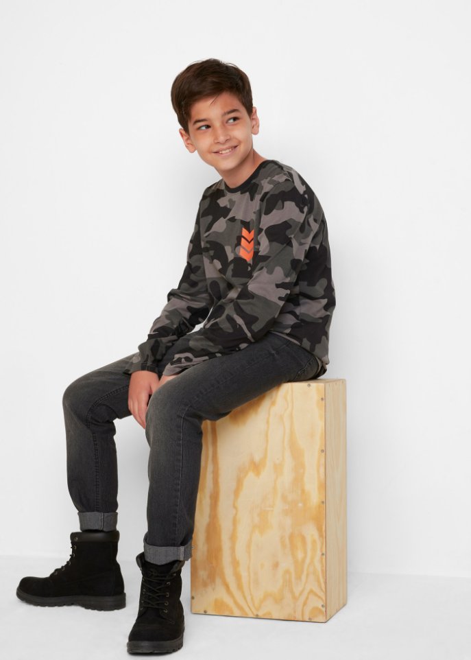 Jungen Langarmshirt (3er-Pack)