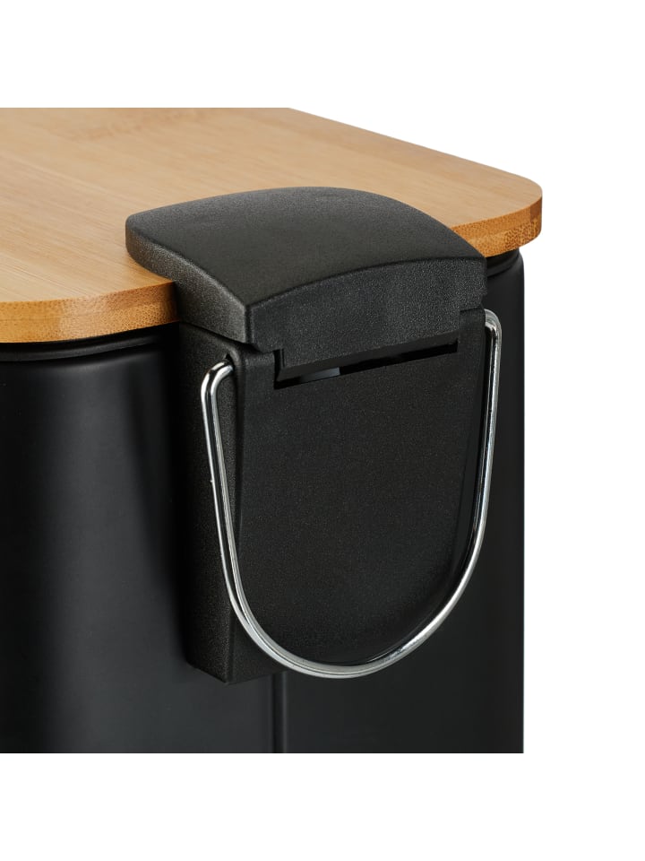relaxdays Mülleimer in Schwarz - 5 l günstig kaufen onesize