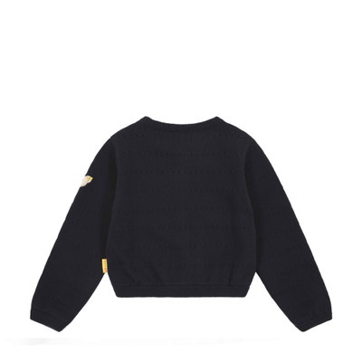 Strickjacke, dunkelblau für Mädchen