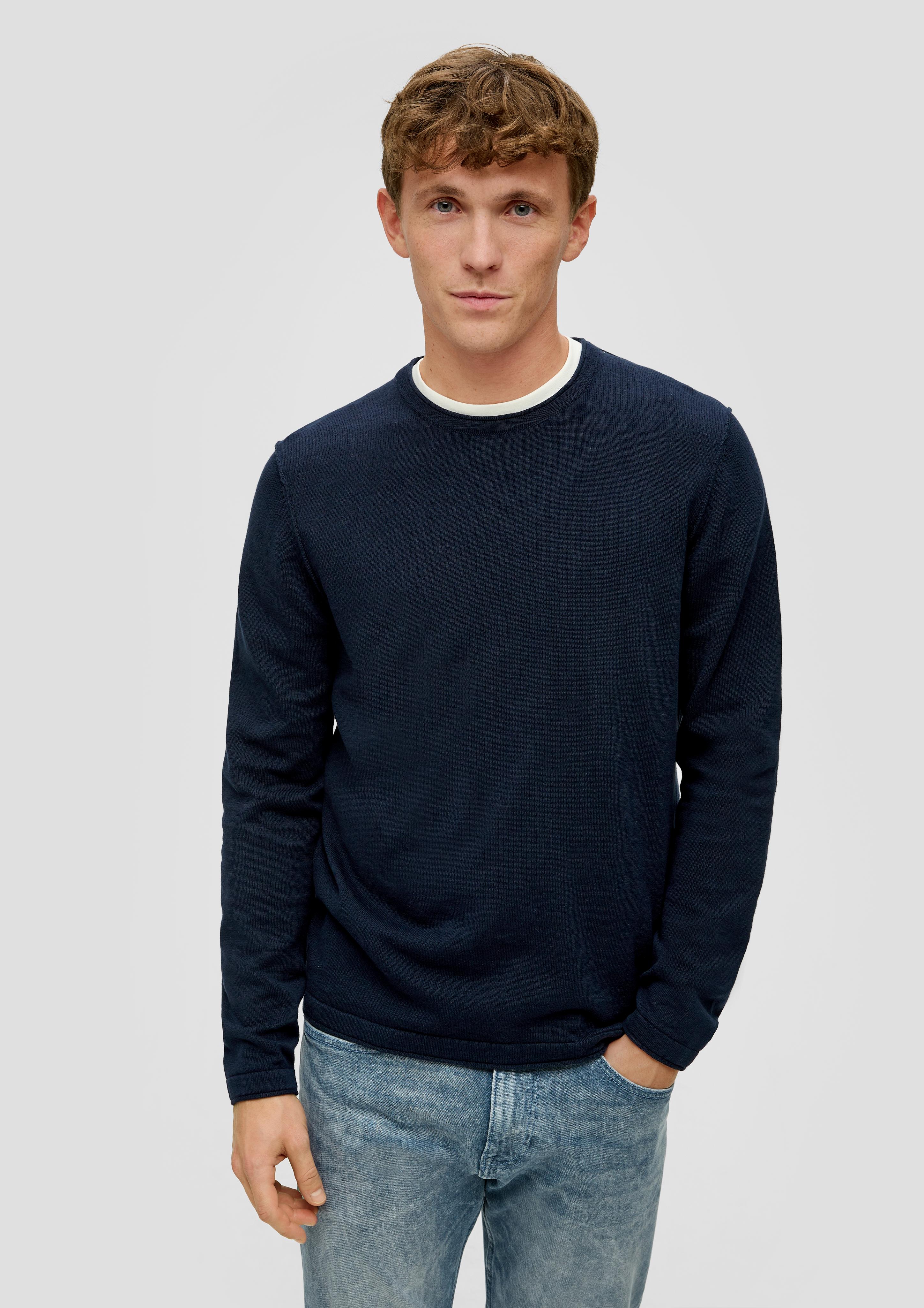 Strickpullover mit Rollkante  2141098-5978