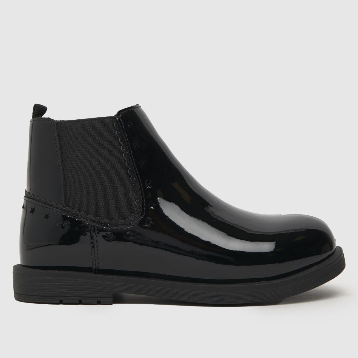 Schuh svarta eleganta juniorstövlar för flickor