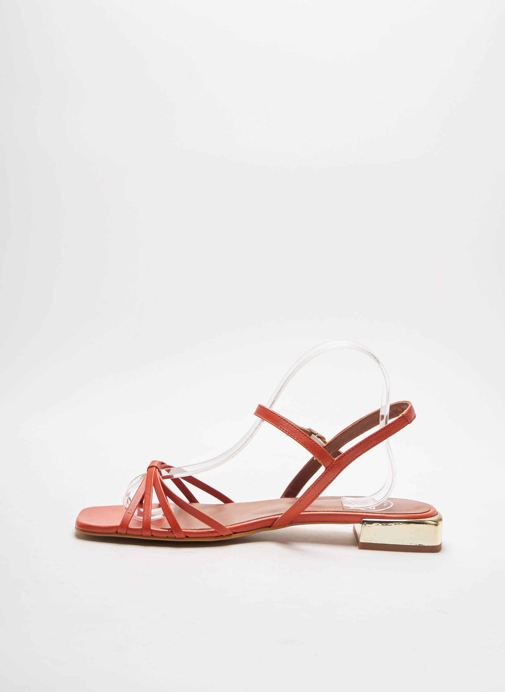 Sarenza Sandales Nu Pieds Femme couleur orange