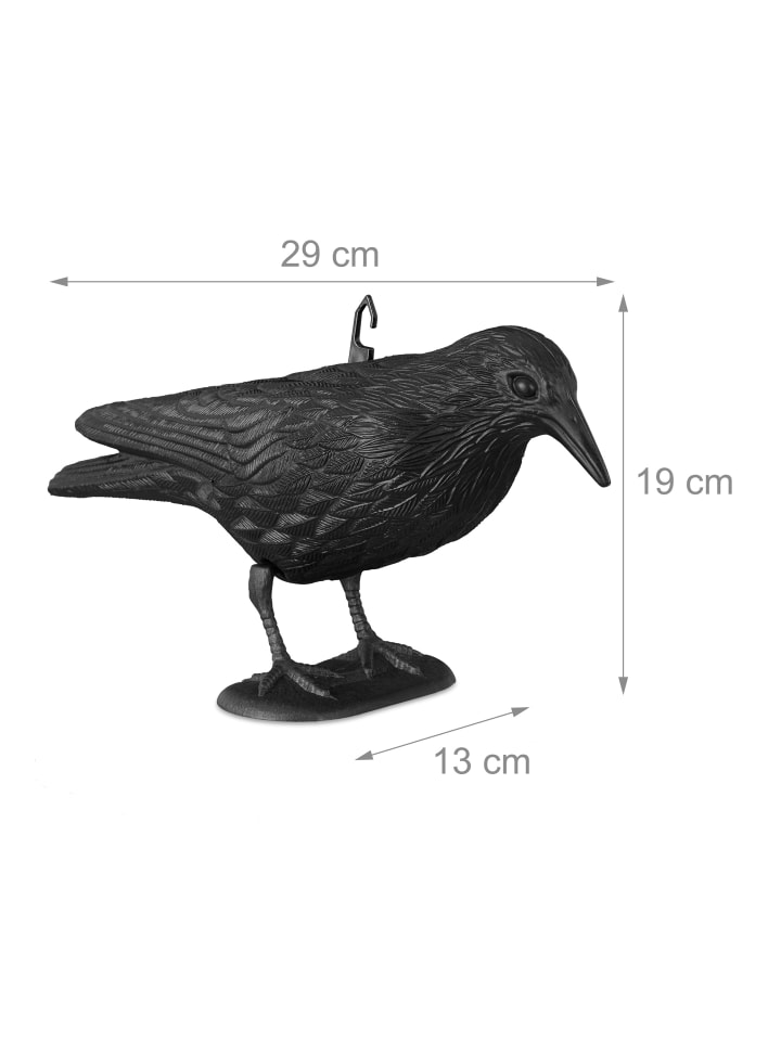 relaxdays 3x Vogelschreck in Schwarz günstig kaufen onesize