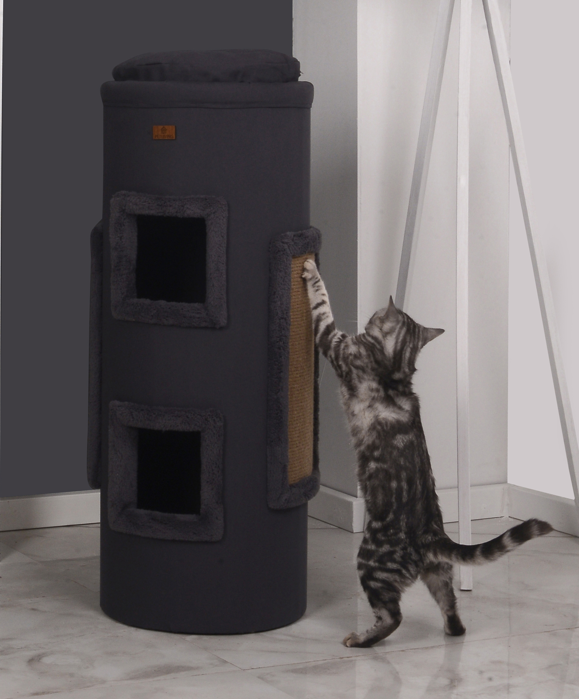 Petliving Kratztonnen Petliving Kratztonne Johanna anthrazit