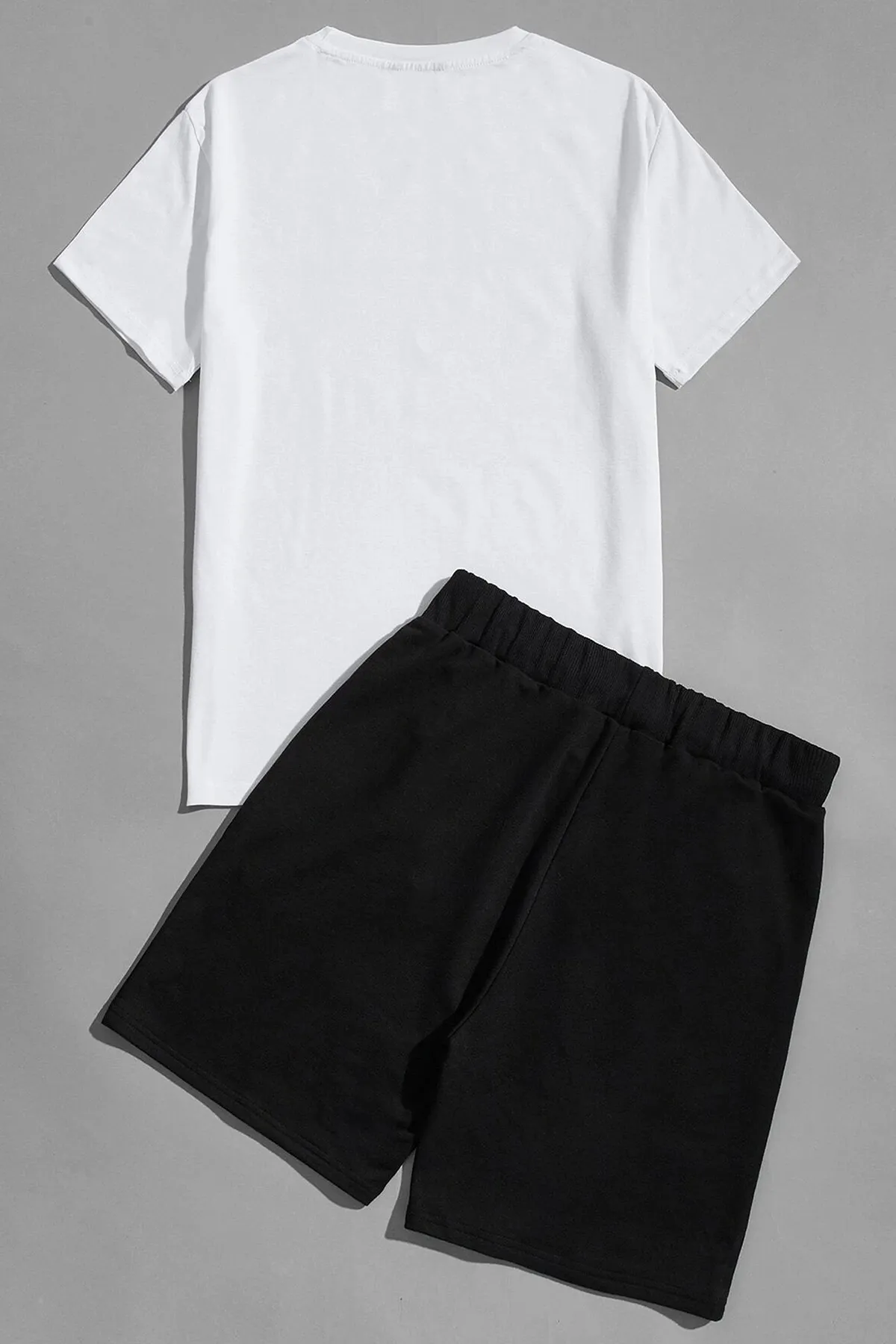 uyguntarz  Be Happy Shorts-Set mit Aufdruck Unisex