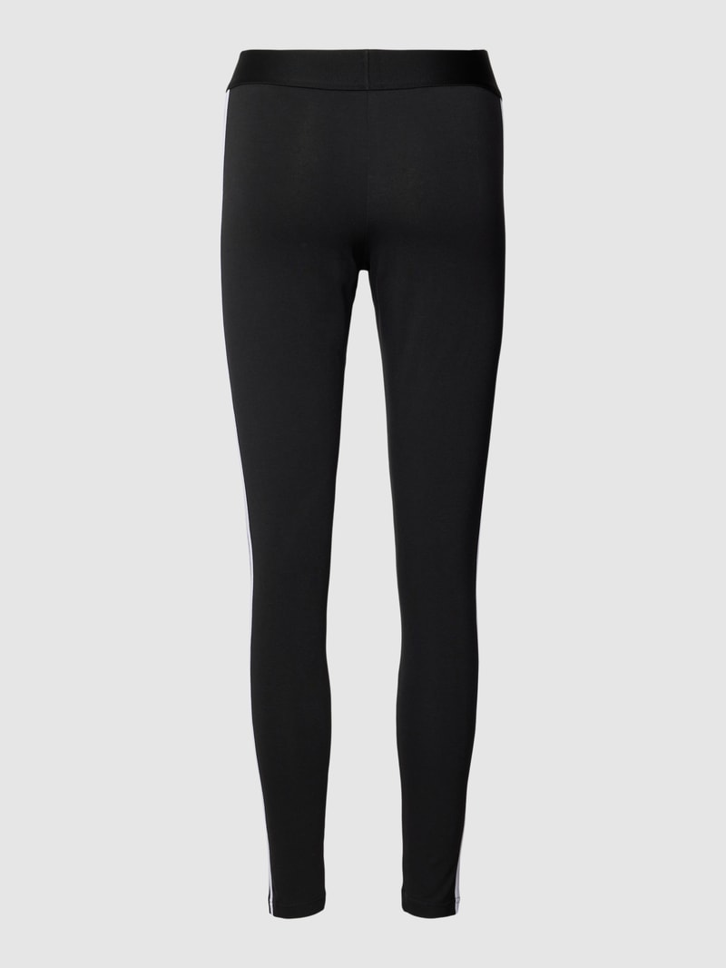Sportleggings mit elastischem Bund in schwarz