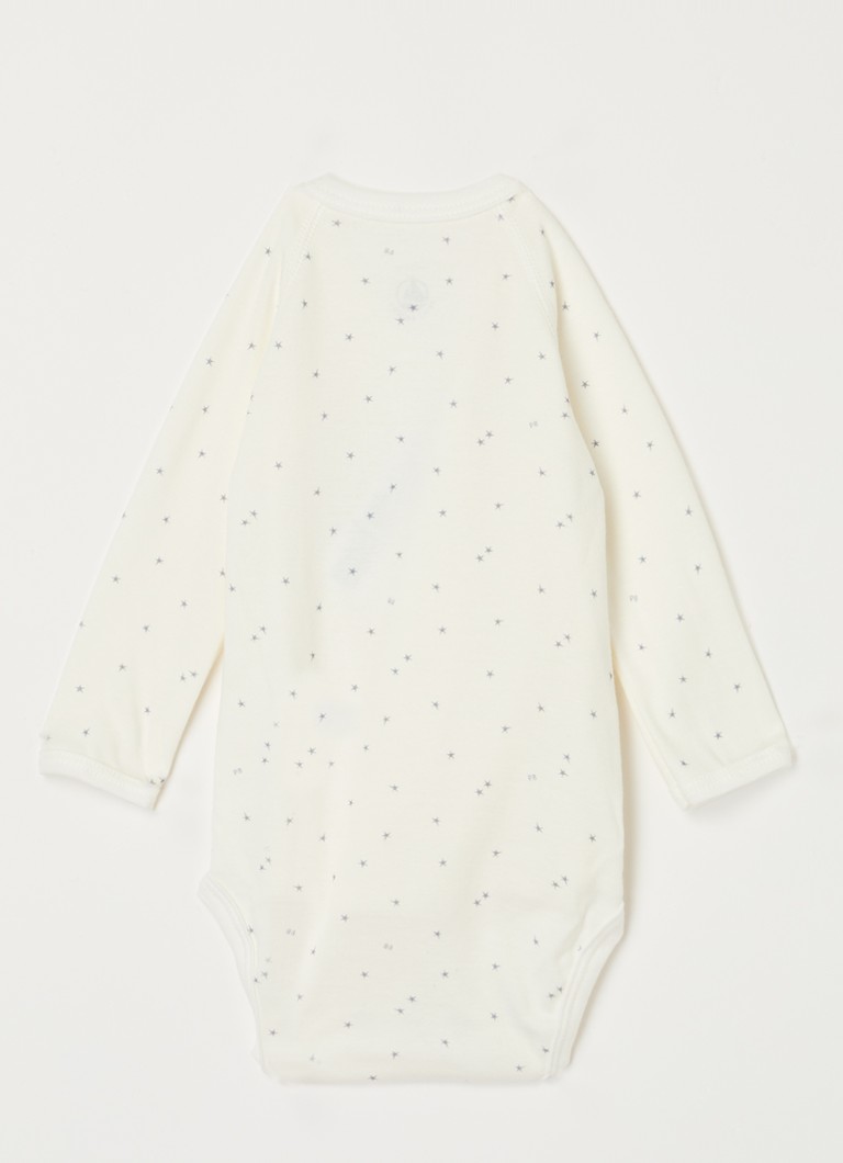Petit Bateau zestaw 3 pajacyków z bawełny organicznej