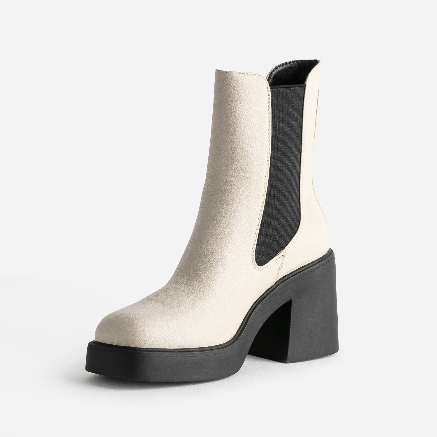 Chelsea boots TEXTO écru