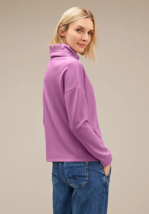 Street One Shirt mit Volumenkragen