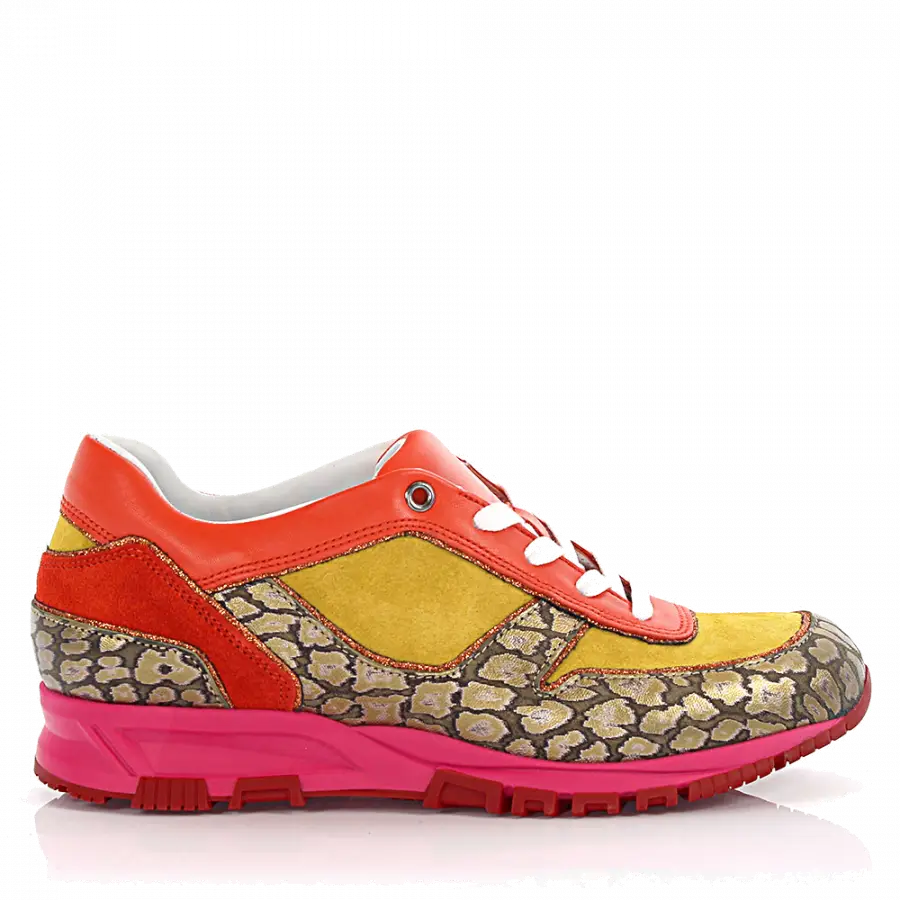 Lanvin - Running Sneaker Velourleder Leder pink - pink