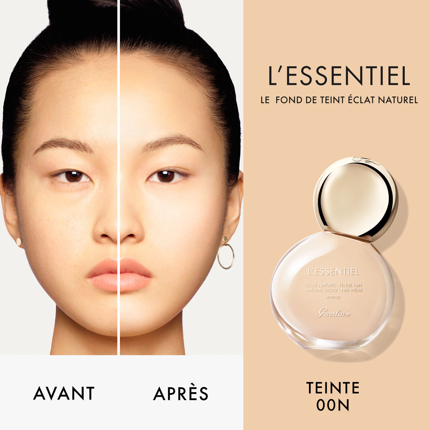 Guerlain L'Essentiel Fond de Teint Eclat Naturel Tenue 16h