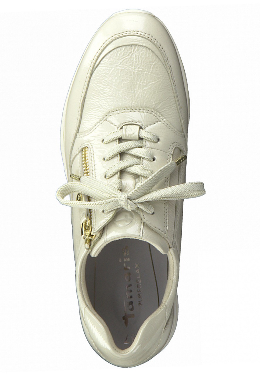 WORTMANN Sneaker beige Da.-Schnürer