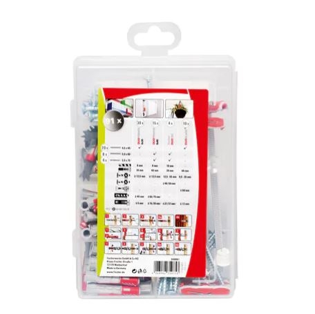 Kołki rozporowe Fischer 548861 Profi-Box DuoLine ze śrubami