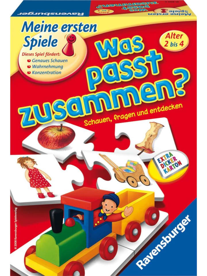 Ravensburger Brettspiel Was passt zusammen?, 2-4 Jahre günstig kaufen onesize