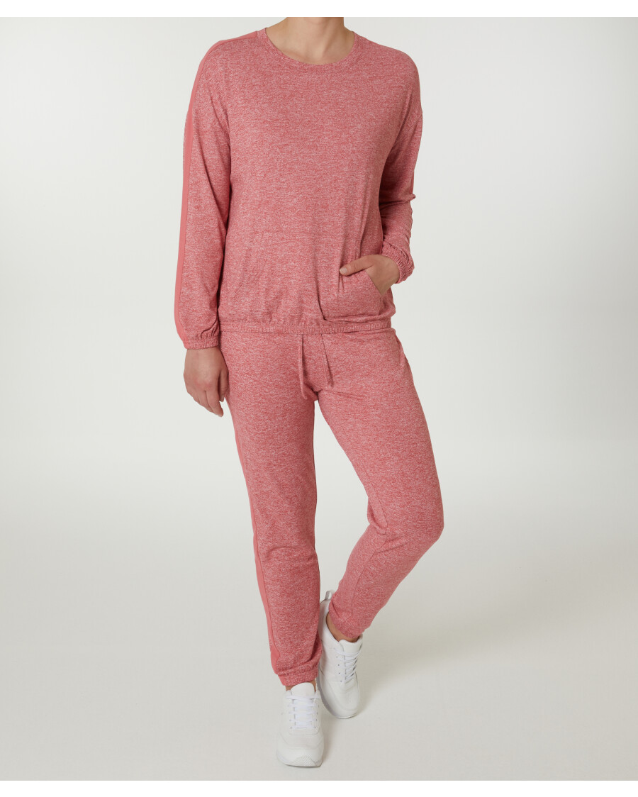 Meliertes Sport-Sweatshirt