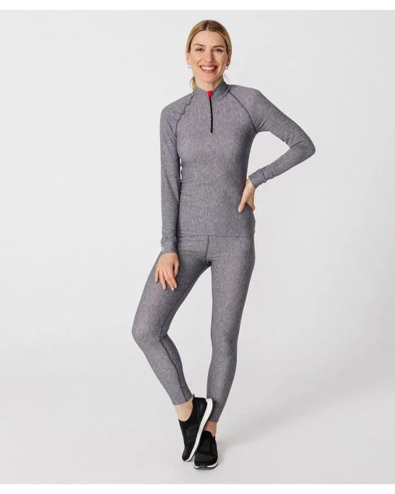 T-shirt col zippé Comfort Thermolactyl 5 femme
