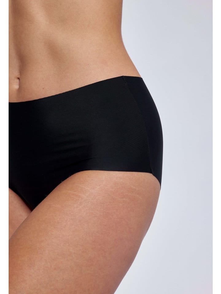 SNOCKS High Waist Hipster aus Mikrofaser 3 Stück in Schwarz günstig kaufen