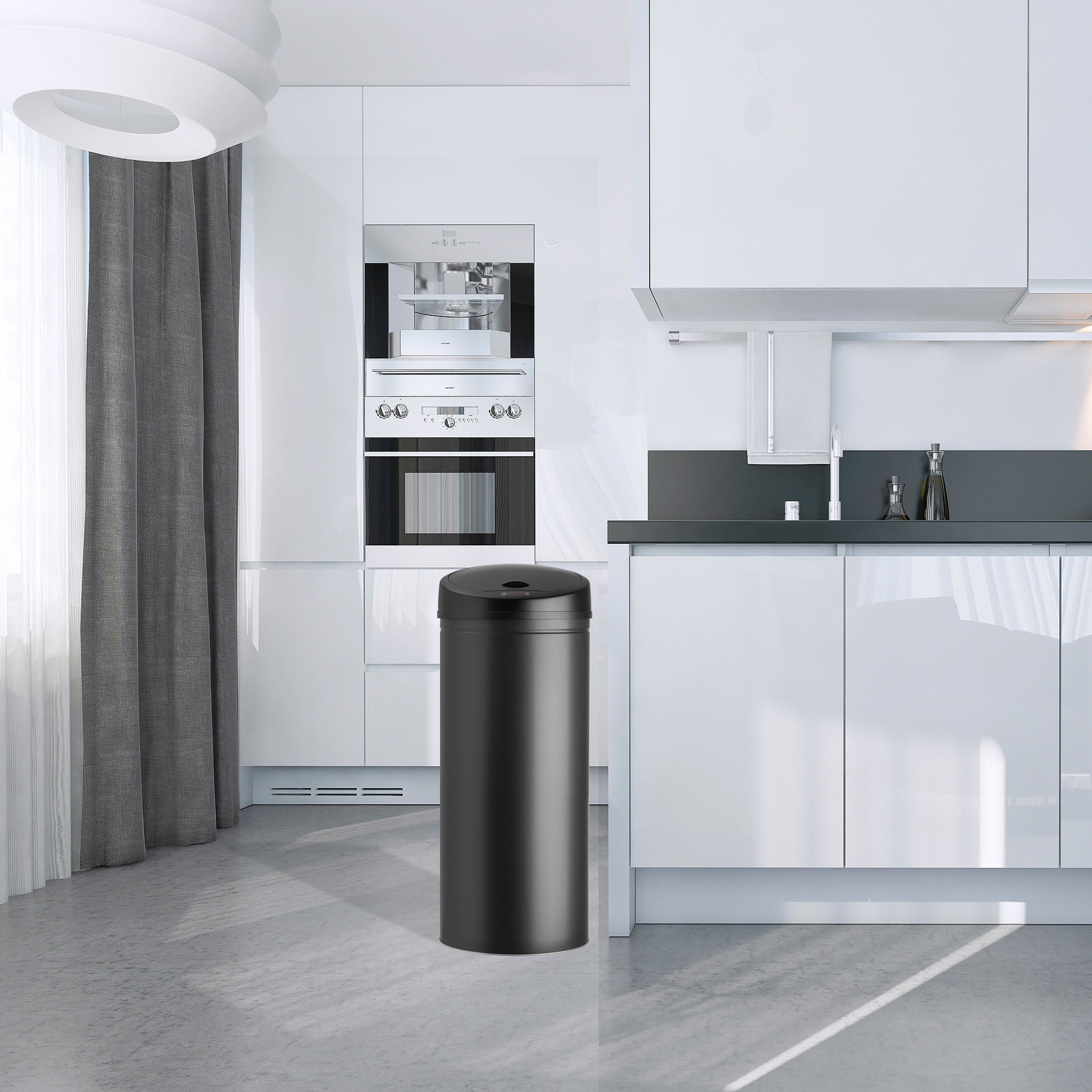 KESSER Mülleimer, Automatik Sensor Mülleimer Abfalleimer Abfall EDELSTAHL