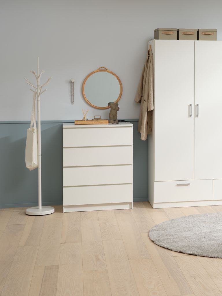 ELLESTED ELLESTED Schrank 144x200 3 Türen 2 Schubladen weiß