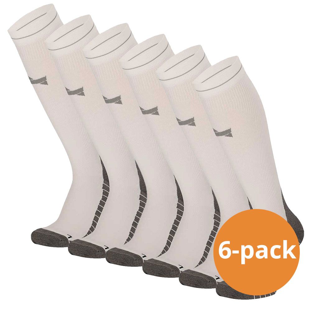Xtreme 6 Paar Multi Black Kompressions-Laufsocken