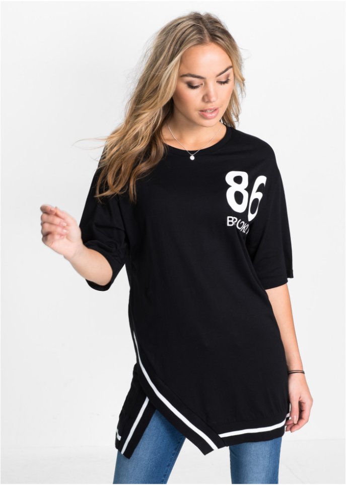 Shirt mit Oversize-Schultern