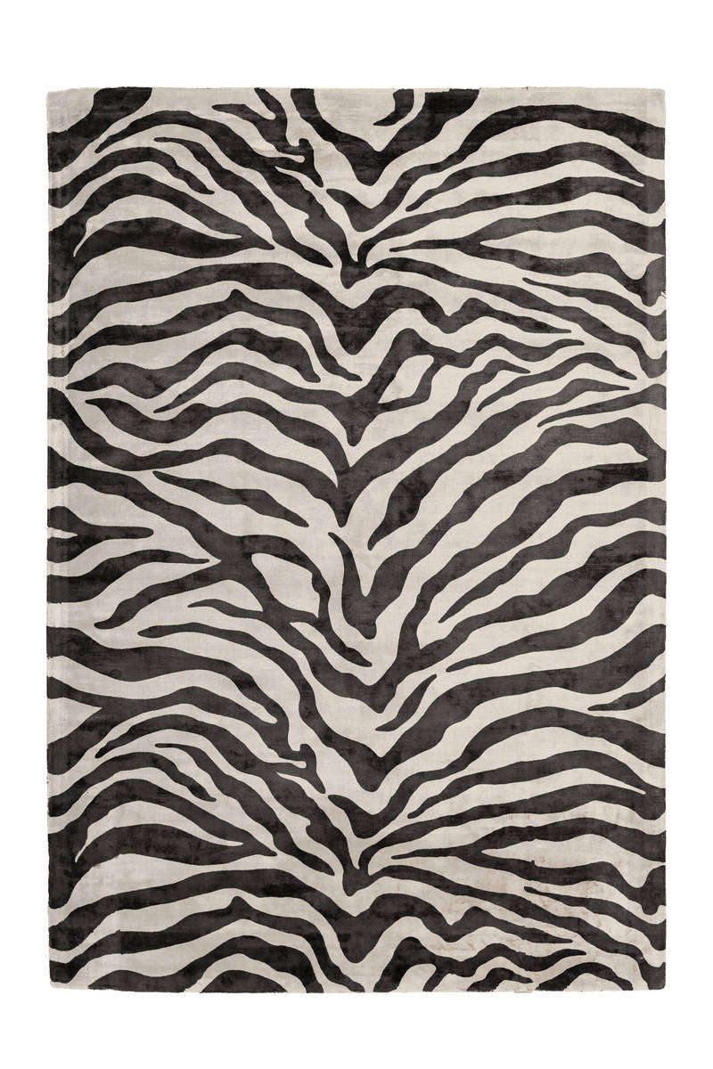 Padiro Teppich Elfenbein / Schwarz 200cm x 290cm