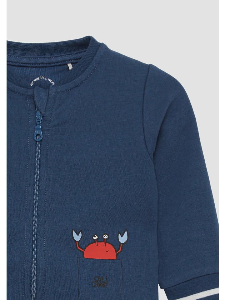 s.Oliver Sweatshirt Jacke langarm in Blau günstig kaufen