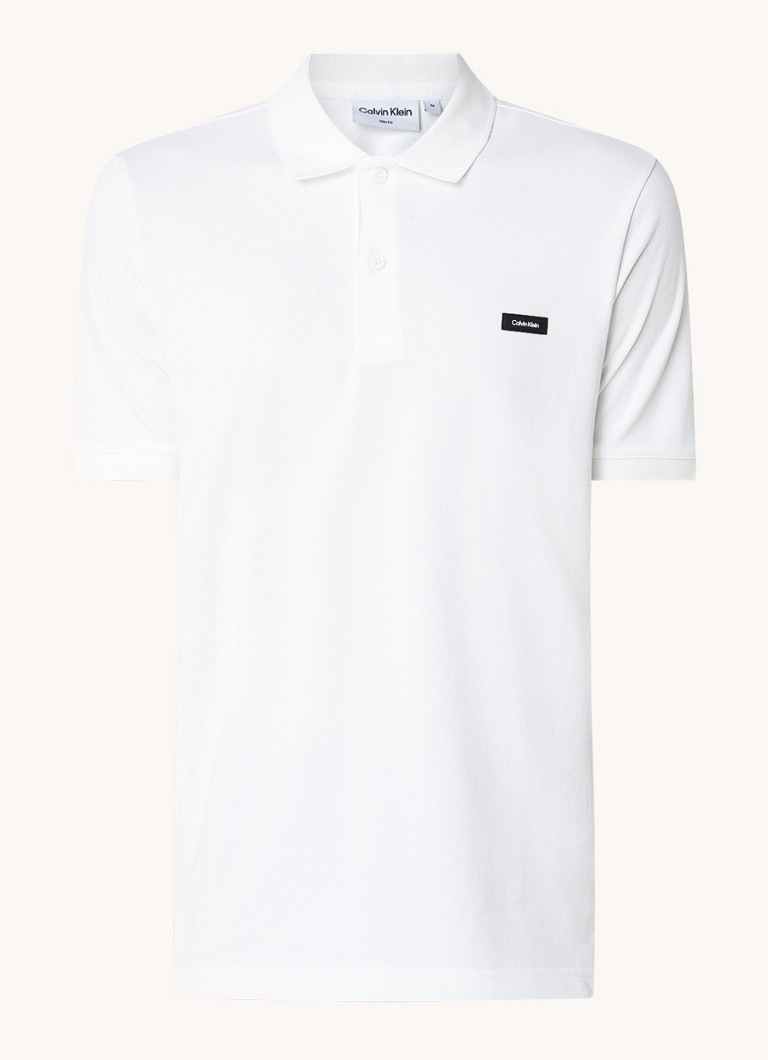 Calvin Klein slim-fit polo shirt made of cotton piqué with logo