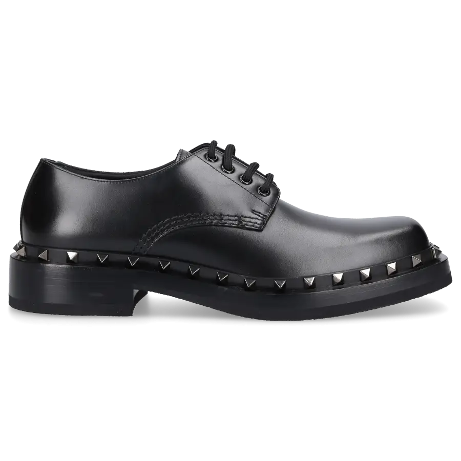 Valentino Garavani - Businessschuhe Derby ROCKSTUD M-WAY Kalbsleder - schwarz