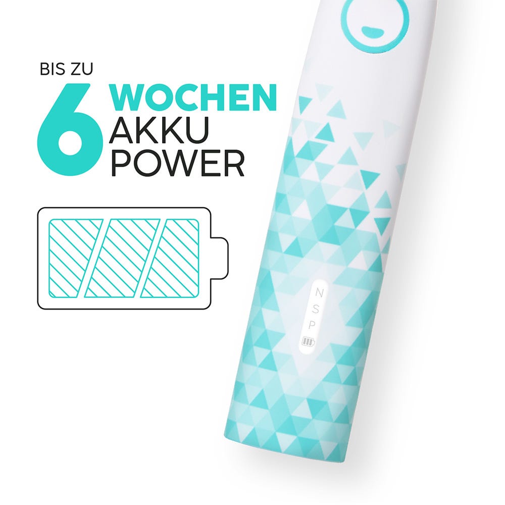 Happybrush ECO Vibe 3 Weiß/Mint