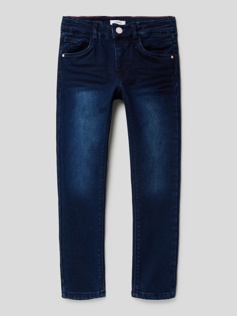 Jeans im 5-Pocket-Design Modell 'SALLI' in dunkelblau