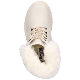 Puccetti Schnür Boots in weiß